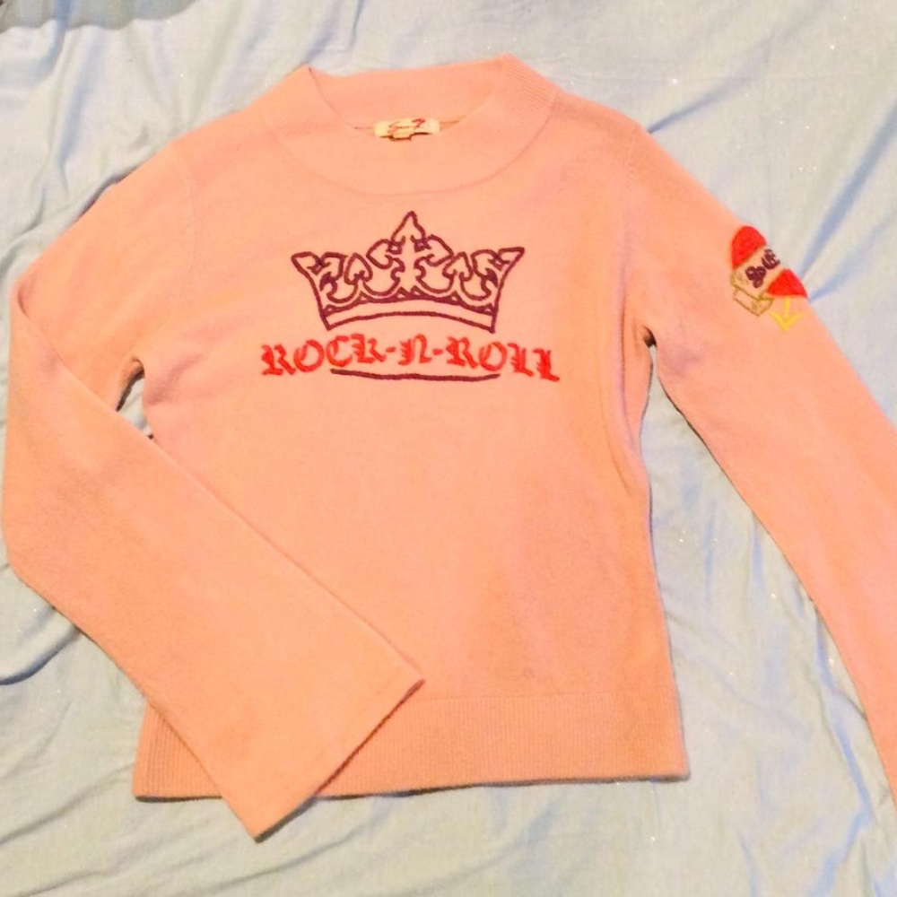 Embroidered Seven Sweater